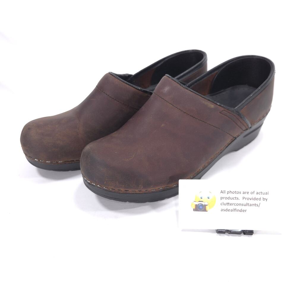 Sanita Original Casual Walking Slip On Clog Womens Size 9 39 Brown